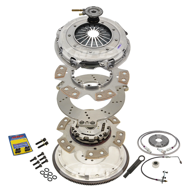 NPC 260mm Carbotic Button Twin Plate Sprung Center - Ford Mustang GT 2014-2017