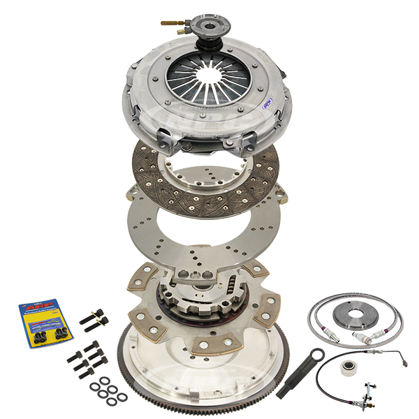 NPC 260mm Multi Friction Twin Plate Coppermix Organic & Button Combination - Ford Mustang GT 2014-2017