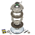 NPC 260mm Coppermix Twin Plate Sprung Center (replaces factory dual-mass flywheel) - Ford Mustang GT 2017-Current