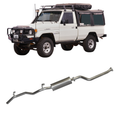 FJ75 6cyl 4.0L Petrol, 3F Ute & Troop Carrier 1985 To 1990, 2.5in Extractors / Exhaust System