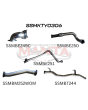 HDJ79/78 6cyl 4.2L TD, 1HD-FTE Ute 2001 To 2006, 3in Turbo Back Exhaust