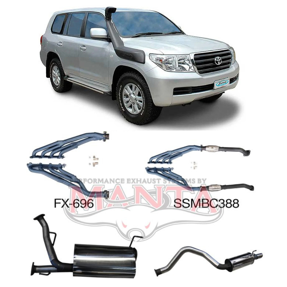 UZJ200 V8 4.7L Petrol, Wagon 2007 To 2012, Cat Back / Full System Exhaust